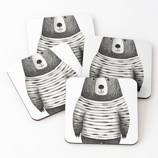 Item preview, Black and white bear designed and sold by faberrzhe.
