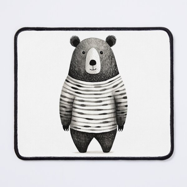 Item preview, Black and white bear designed and sold by faberrzhe.