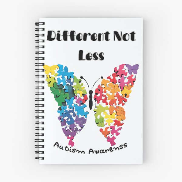 Item preview, Different Not Less- Autism Awareness Butterfly Puzzle Pieces designed and sold by DarlingsTees.