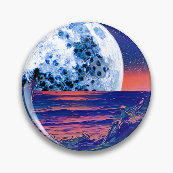 Item preview, Neon Ocean Crumpet Moonrise designed and sold by LionBrew.