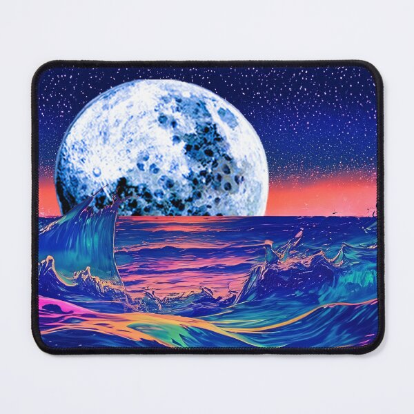 Item preview, Neon Ocean Crumpet Moonrise designed and sold by LionBrew.