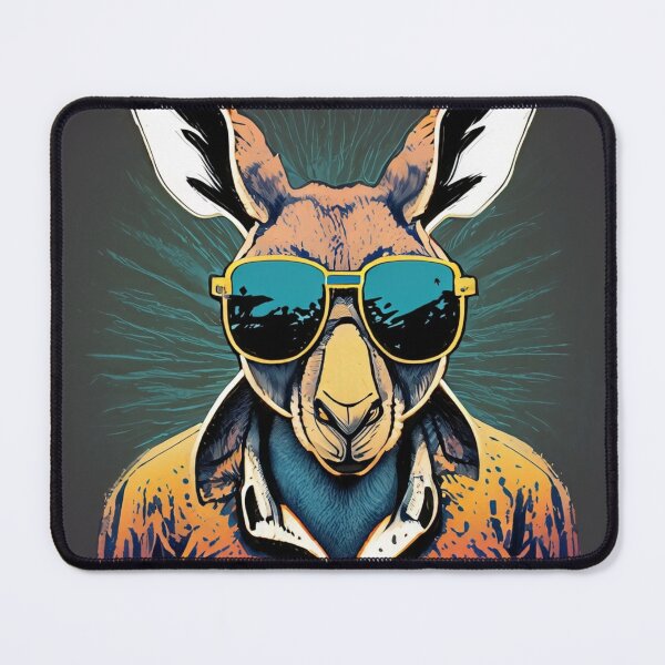 Item preview, Kangaroo in oversized sunglasses designed and sold by Boxing Kangaroo Retail Company.