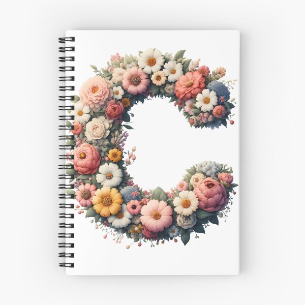 Item preview, Letter “C” containing flowers designed and sold by yeekazar.