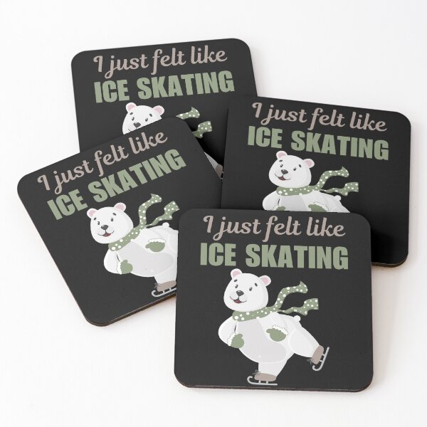Item preview, I just felt like ice skating, funny ice skating hobby sayings or quote designed and sold by NBSStore.