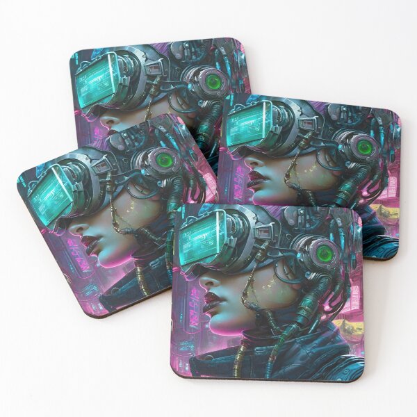 Item preview, Cyberpunk Data Hacker - Sci Fi Art concept designed and sold by Delerat7.