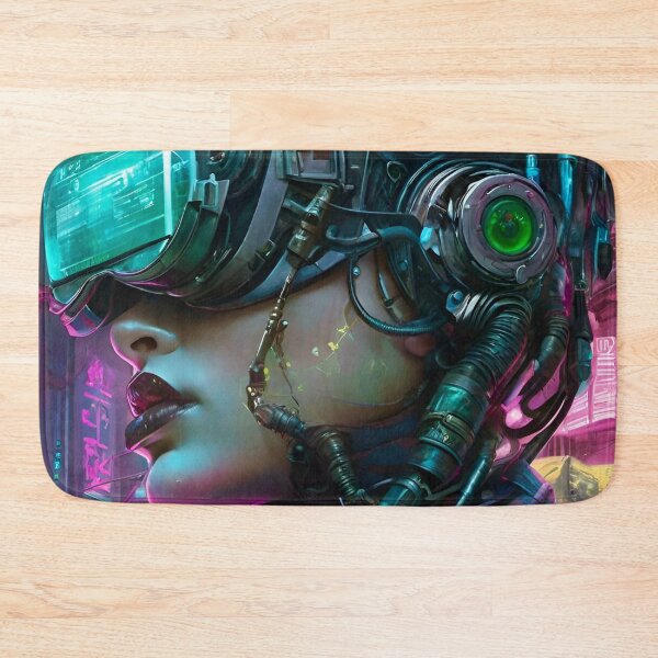 Item preview, Cyberpunk Data Hacker - Sci Fi Art concept designed and sold by Delerat7.