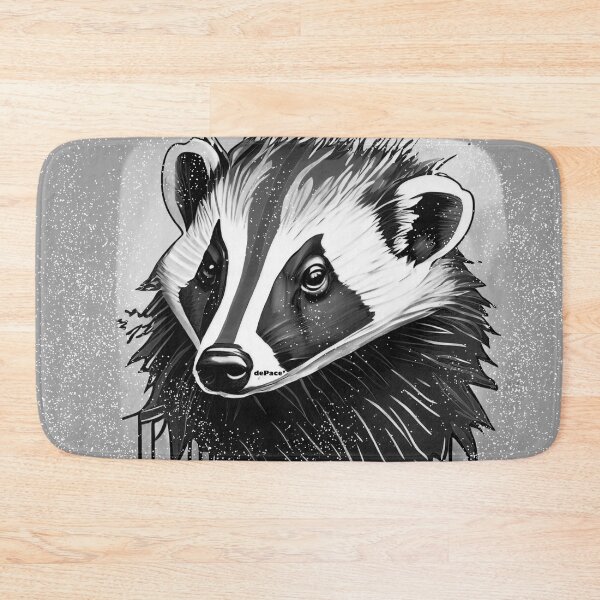Item preview, Paint Splattered Badger - dePace' designed and sold by mrpropcake.