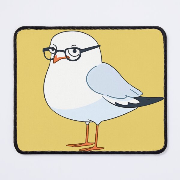 Item preview, Seagull with Glasses designed and sold by SeraphineArts.