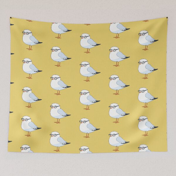 Item preview, Seagull with Glasses designed and sold by SeraphineArts.