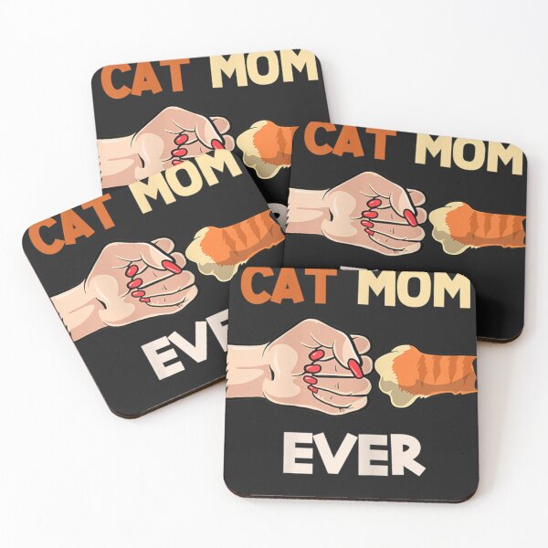 Item preview, Best Cat Mom Ever  Paw Fist Bump Cat Mommy  designed and sold by ZrcMYTg0.