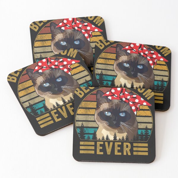 Item preview, Best Cat Mom Ever Retro Vintage Siamese Cat Cute Mothers Day  designed and sold by ZrcMYTg0.