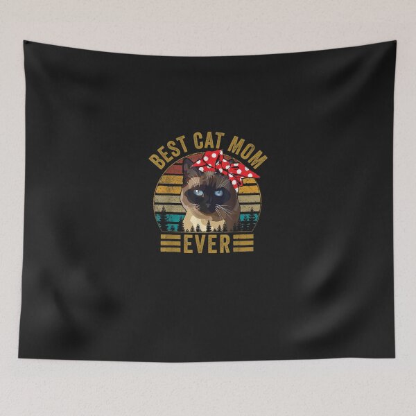 Item preview, Best Cat Mom Ever Retro Vintage Siamese Cat Cute Mothers Day  designed and sold by ZrcMYTg0.