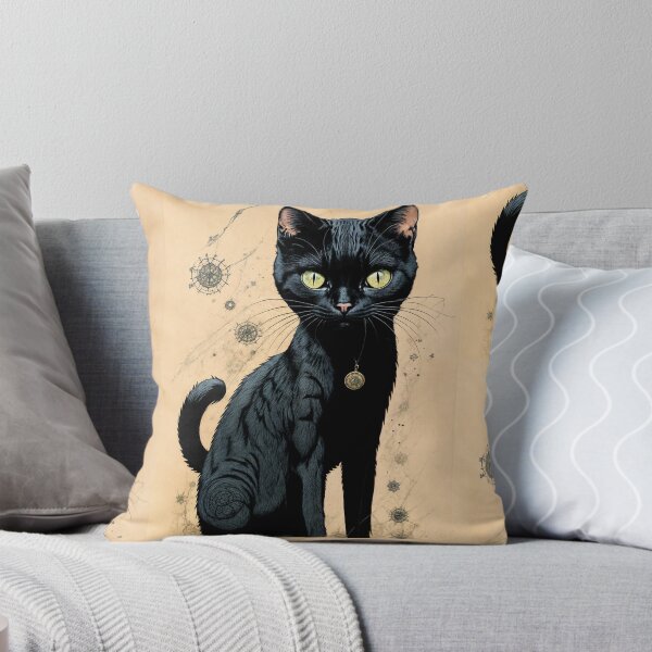 Item preview, Green eyed cat with medallion designed and sold by elglotonmusical.