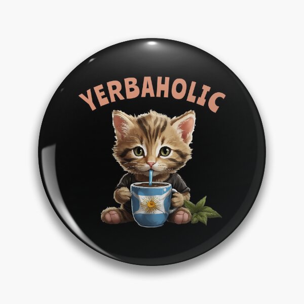 Artikelvorschau, Yerba Mate Katzen Yerbaholic entworfen und verkauft von HandicraftArt.