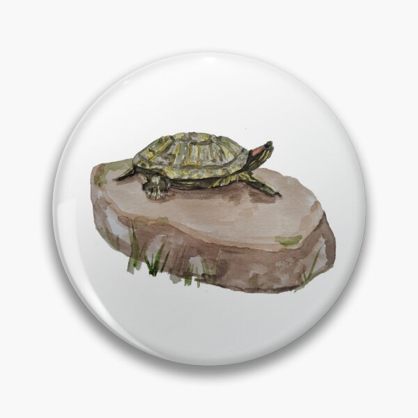 Artikelvorschau, Aquarell-Schildkröte entworfen und verkauft von VictoriaLila8.