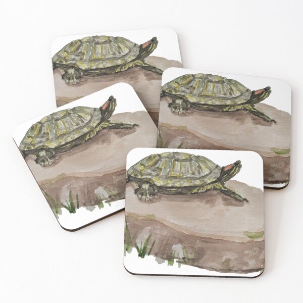 Item preview, Watercolor Turtle designed and sold by VictoriaLila8.
