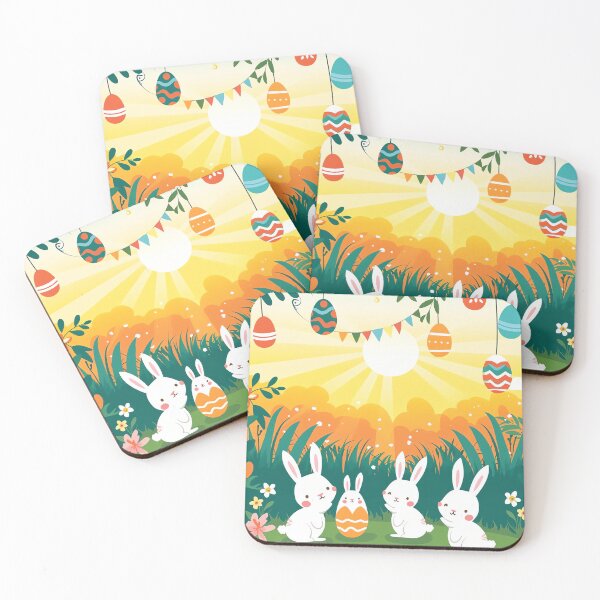 Item preview, Spring Bunny Garden designed and sold by cute-animals99.