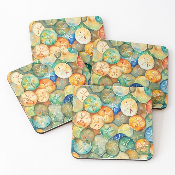 Item preview, A Sand Dollar Gathering designed and sold by Square Root of Squid.