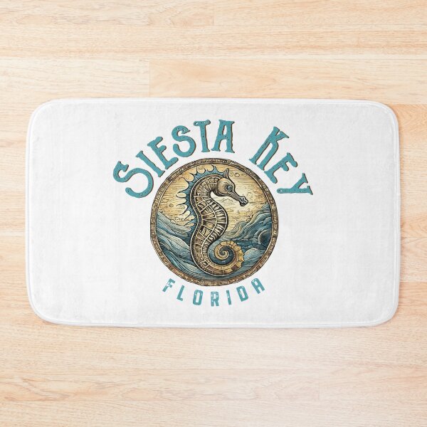 Item preview, Siesta Key Florida Vintage Seahorse Design designed and sold by Futurebeachbum.