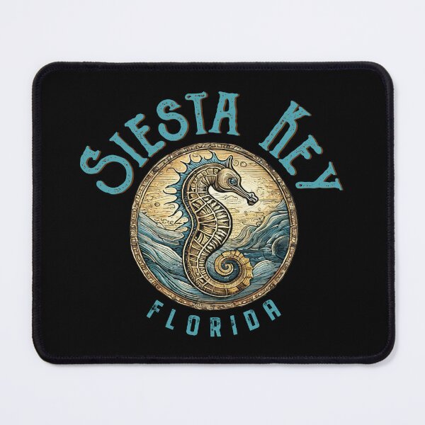 Item preview, Siesta Key Florida Vintage Seahorse Design designed and sold by Futurebeachbum.