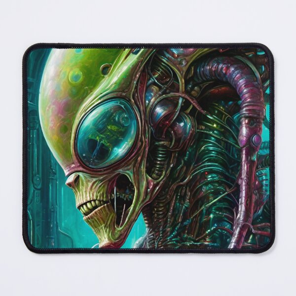 Item preview, Alien in Green - Sci Fi Fantasy Art designed and sold by Delerat7.