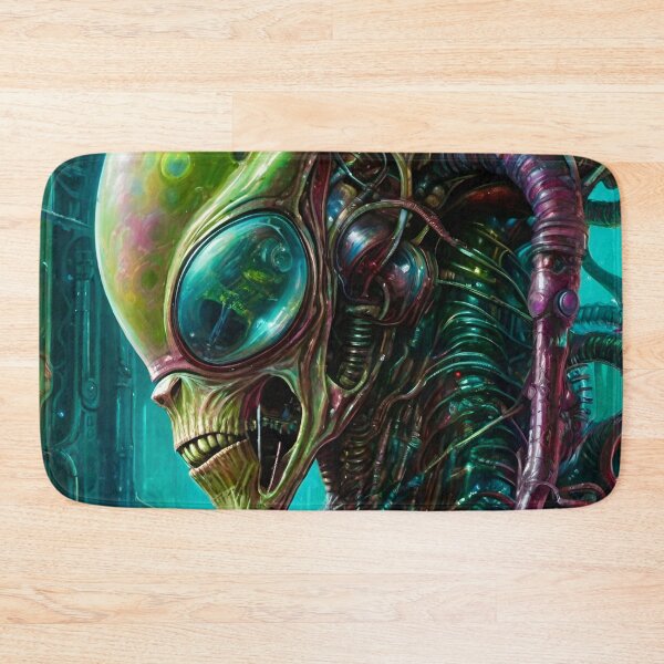 Item preview, Alien in Green - Sci Fi Fantasy Art designed and sold by Delerat7.