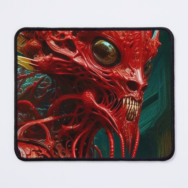 Item preview, Alien Creature in Red - Sci Fi Fantasy Art designed and sold by Delerat7.