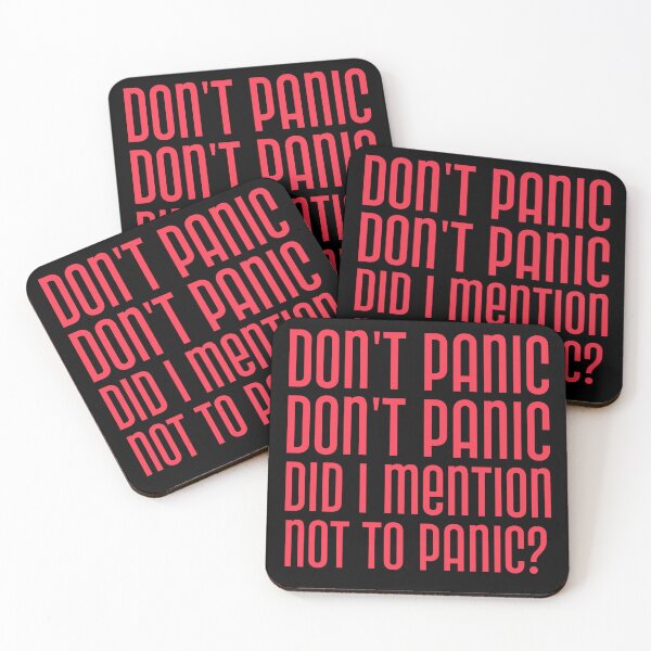 Item preview, Don't Panic! designed and sold by ZenStitchMotifs.