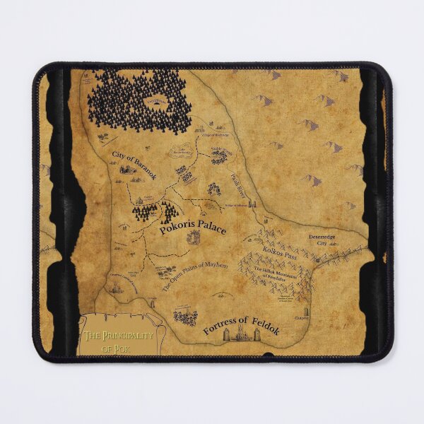 Item preview, Map of Pok designed and sold by AkselBookWizard.