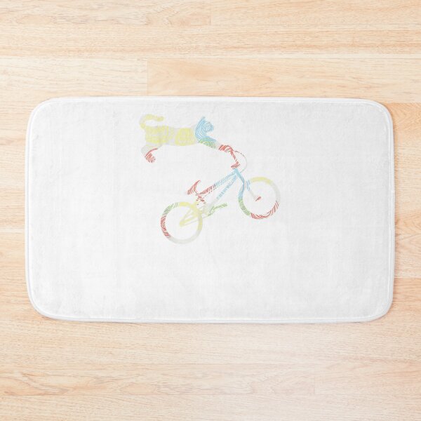 Item preview, Biker Cat Bmx Bike Funny Animal Biking Cycling Bicycle Gift  designed and sold by charliemych.