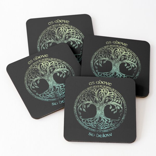 Item preview, Tree Of Life, As Above So Below, Norse Viking Celtic designed and sold by Wanderlust77.