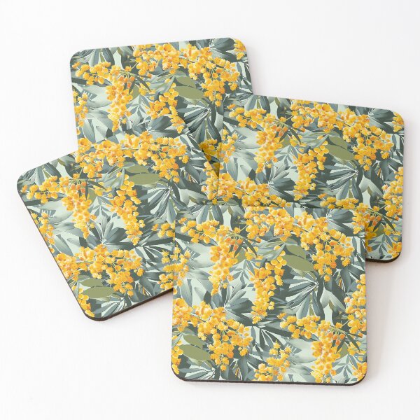 Item preview, Mimosa Flowers #2 designed and sold by ChromiaTechArt.