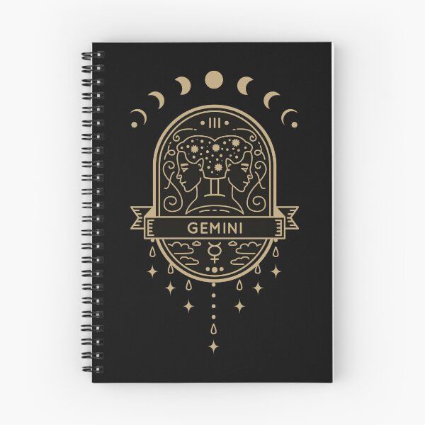 Item preview, Minimalist Golden Gemini zodiac badge designed and sold by MonochromeEcho.