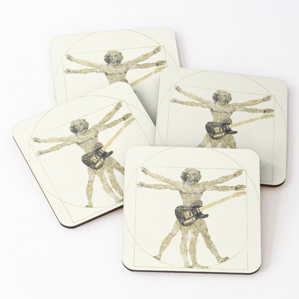 Item preview, Da Vinci Vitruvian Man with Guitar designed and sold by Wanderlust77.