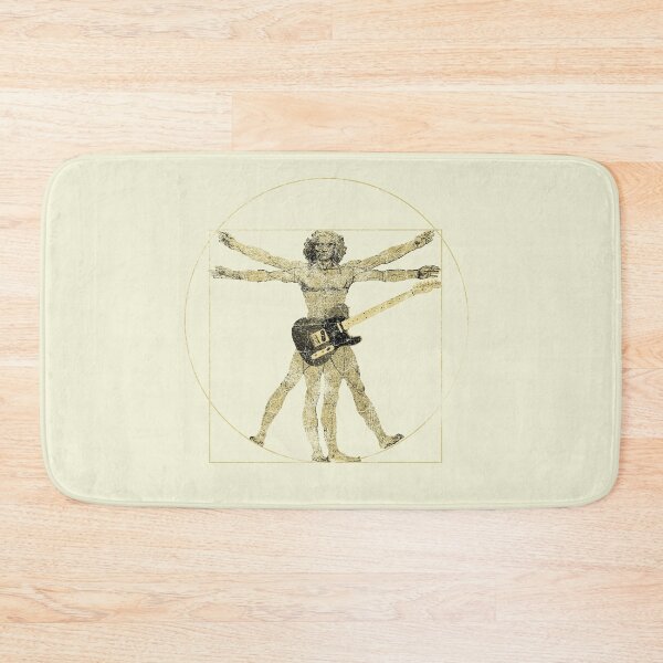Item preview, Da Vinci Vitruvian Man with Guitar designed and sold by Wanderlust77.