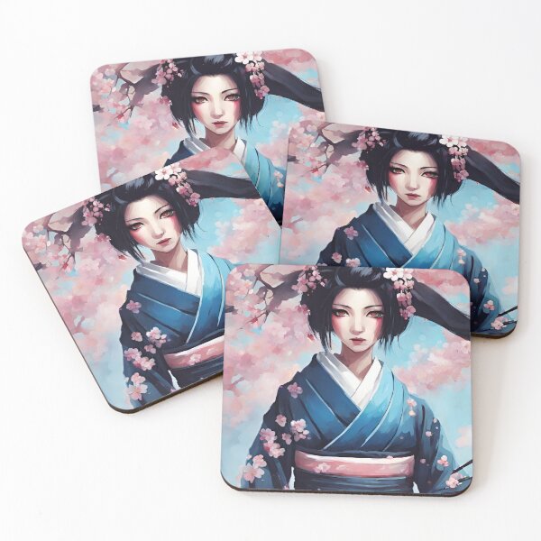 Item preview, Natsuki - Aesthetic Elegance: The Seduction of the Geisha in Abstraction designed and sold by BPMagic.