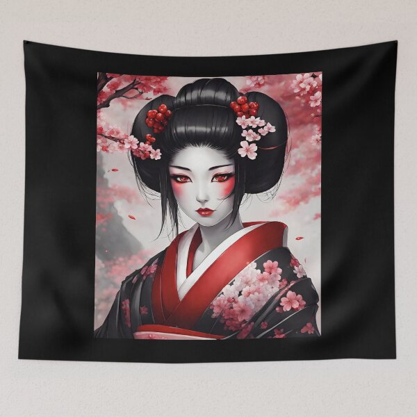 Item preview, Aiko - Aesthetic Elegance: The Seduction of the Geisha in Abstraction designed and sold by BPMagic.