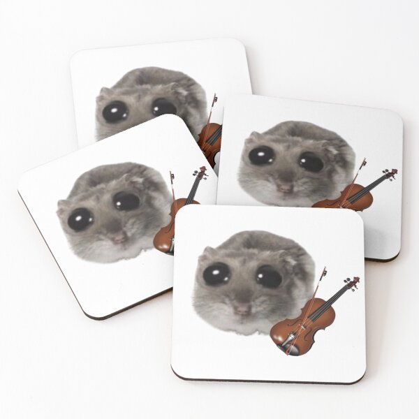 Item preview, Coquette Violin Sad Hamster designed and sold by Vitriolacid.