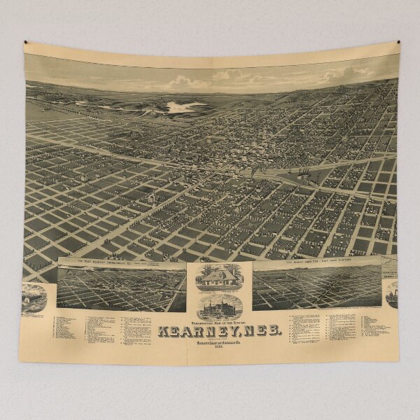 Item preview, Kearney, Nebraska (1889) designed and sold by allhistory.