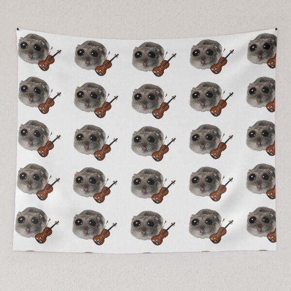 Item preview, Coquette Violin Sad Hamster designed and sold by Vitriolacid.