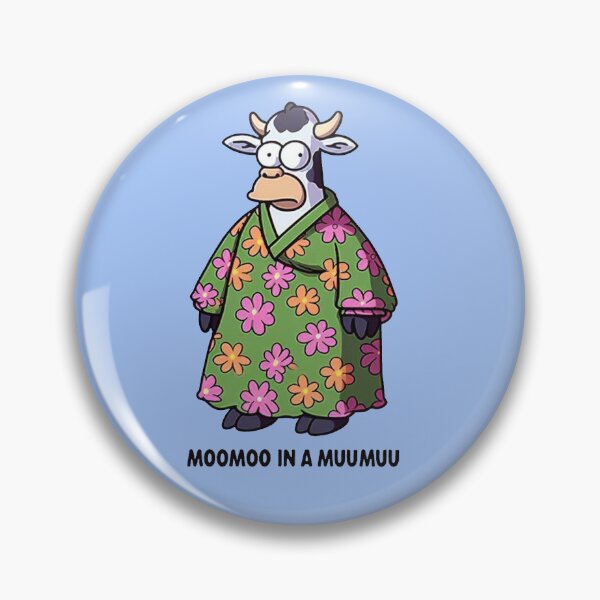 Item preview, Moomoo in a Muumuu designed and sold by Vkinsify.