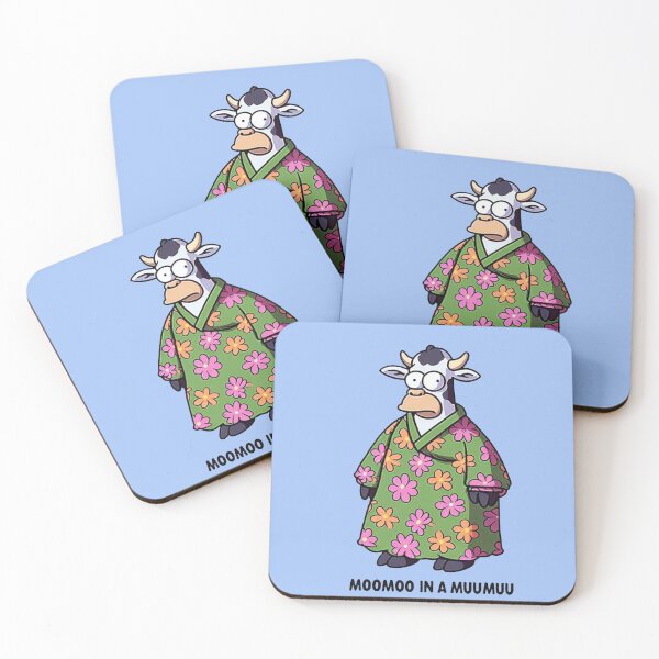Item preview, Moomoo in a Muumuu designed and sold by Vkinsify.