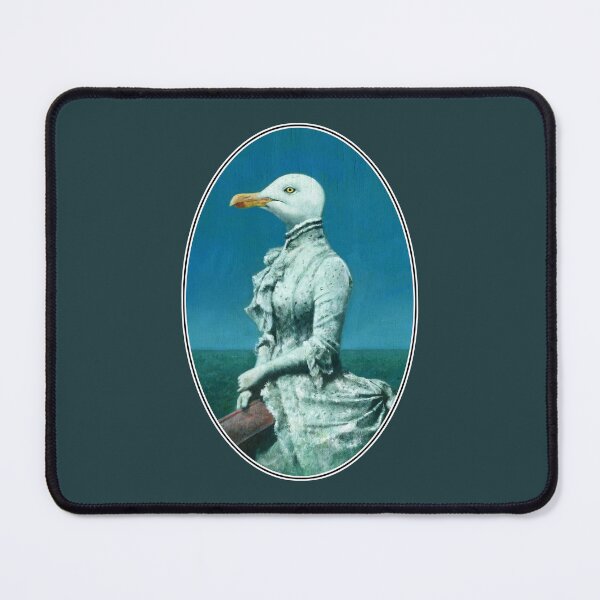 Item preview, Victorian Seagull Lady Oval designed and sold by mictomart.