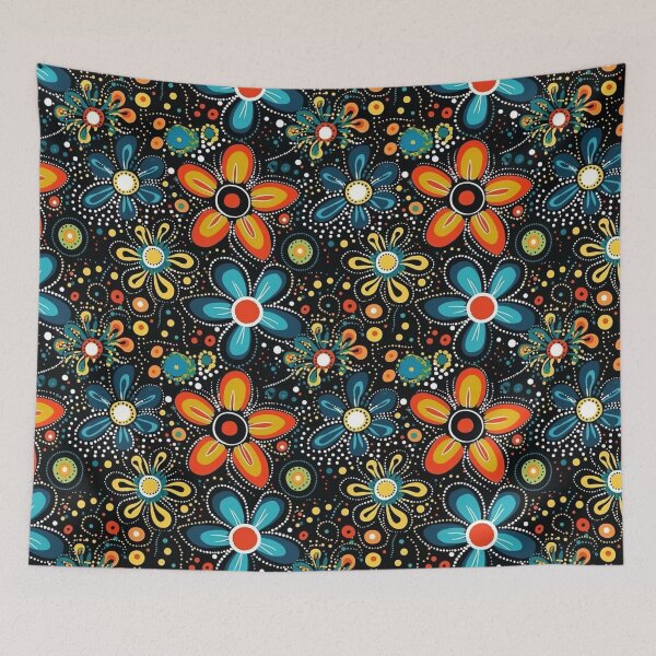 Item preview, Psychedelic Floral Galaxy designed and sold by Digital-Lys.