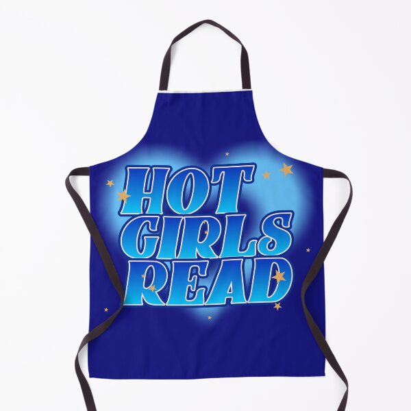 Item preview, Hot Girls Read Blue designed and sold by BookishLounge.