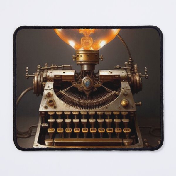 Item preview, Classic Vintage Steampunk Bright Idea Typewriter designed and sold by TheDarkWardrobe.