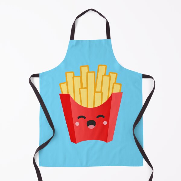 Item preview, Happy Fries Kawaii Food Illustration designed and sold by misterghostie.
