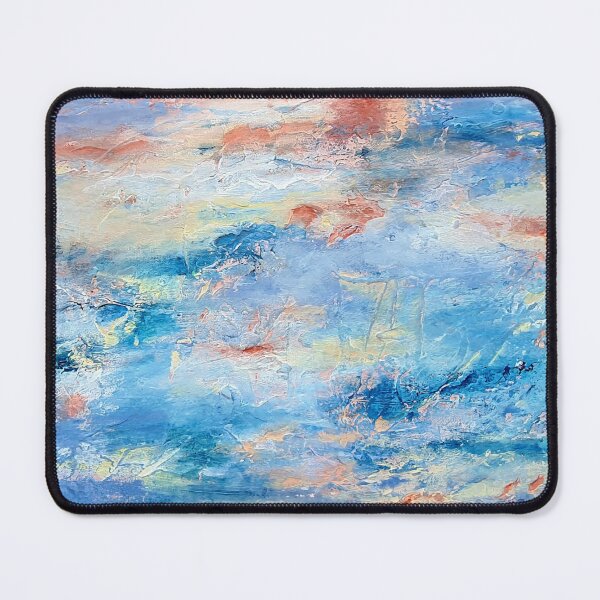 Item preview, abstract in blue designed and sold by Tereza Pilar Art.