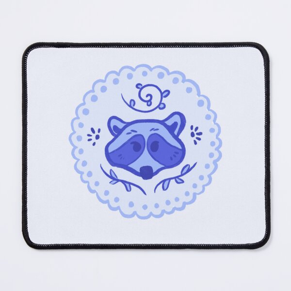 Item preview, Antique lace medallion with raccoon designed and sold by rizdrawings.