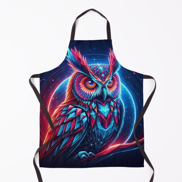 Item preview, Neon Polygonal Owl designed and sold by T-NeonSt.